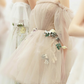 Simple Homecoming Dress Off the Shoulder Tulle Prom Dress Back to School Outfits Party Dress  D6110