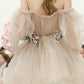 Simple Homecoming Dress Off the Shoulder Tulle Prom Dress Back to School Outfits Party Dress  D6110