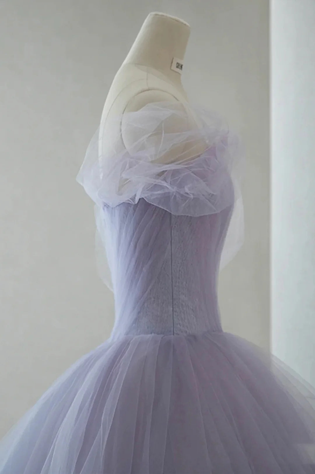 Elegant Homecoming Dress Off the Shoulder Tulle Flowers Prom Dress Back to School Outfits Party Dress  D6112