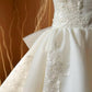 Charming Homecoming Dress Strapless Applique Bowknot Short Prom Dress Back to School Outfits Party Dress  D6034