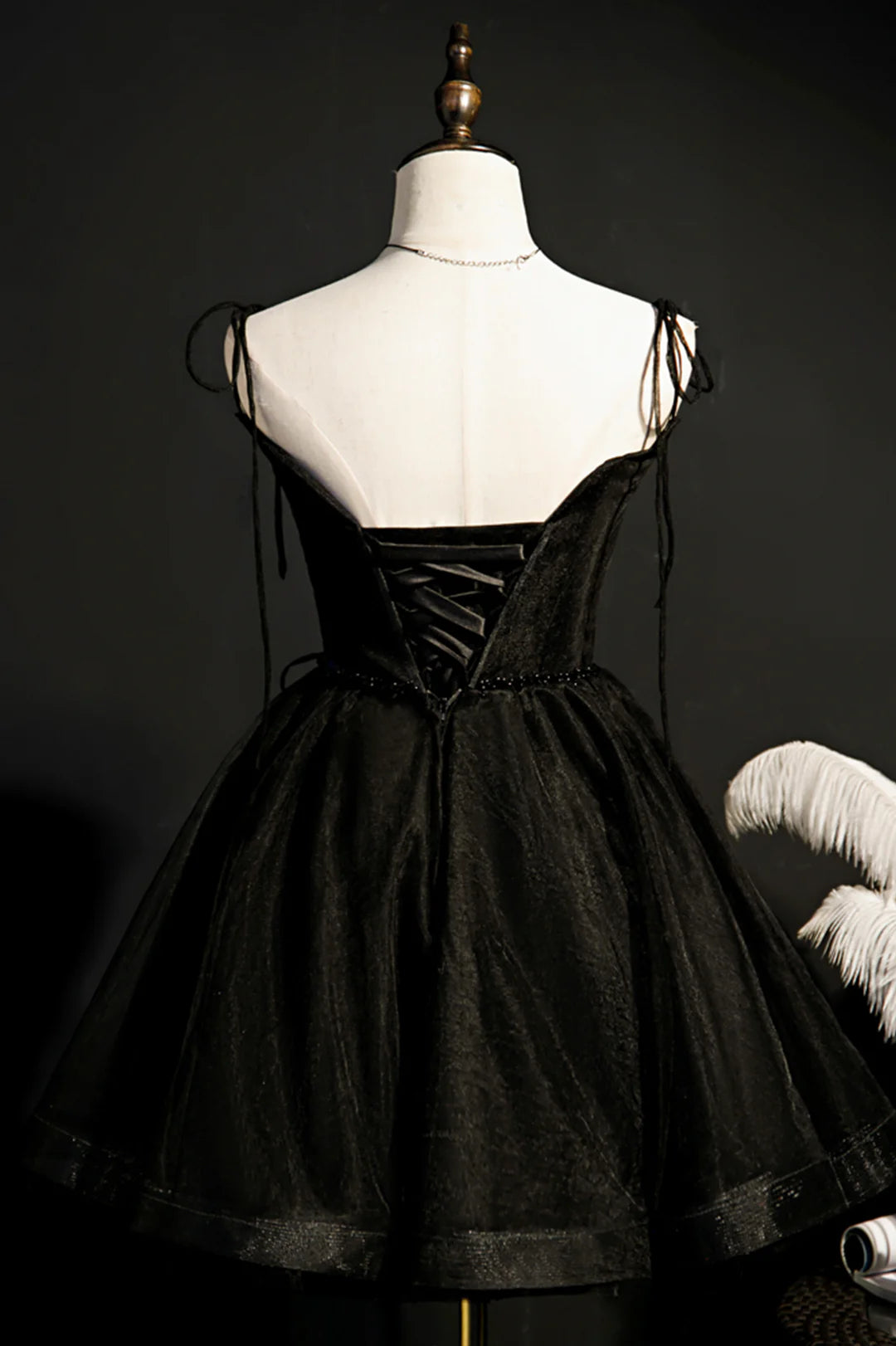 Charming Homecoming Dress Tulle Spaghetti Straps Prom Dress Back to School Outfits Party Dress  D6106