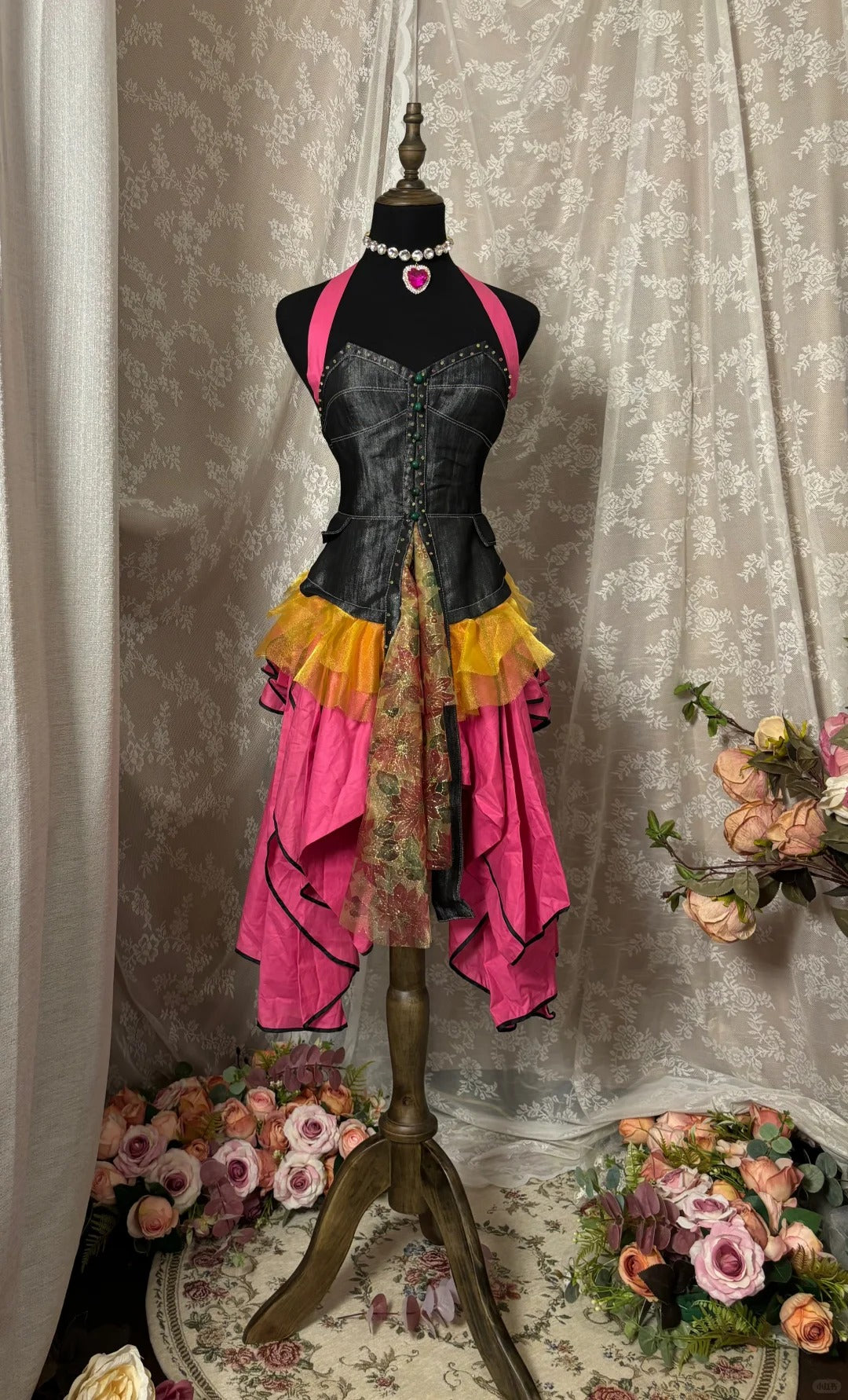 New Homecoming Dress Halter Cascade Prom Dress Back to School Outfits Party Dress  D6146
