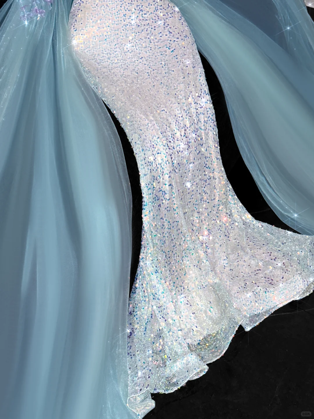 Vintage Shiny Sequined Sweetheart Spaghetti Strap Design Mermaid Prom Dress Evening Dress D1684