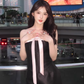 Elegant Satin Strapless High Waist Short Homecoming Dress Sweet 16 Birthday Party Dress with Bow D1733