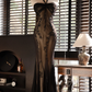 Vintage Halter Neck Mermaid Beading Long Party Dress Evening Gown, D946