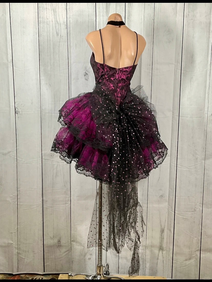 Chic Homecoming Dress Spaghetti Strap Lace Bowknot  Dress Back to School Outfits Party Dress  D6406