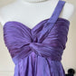 New Homecoming Dress One Shoulder Pleated Back to School Outfits Party Dress  D6469