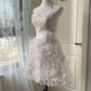 Cute Homecoming Dress Sweetheart Applique Tulle Back to School Outfits Party Dress  D6452