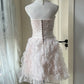 Cute Homecoming Dress Sweetheart Applique Tulle Back to School Outfits Party Dress  D6452