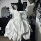 New Homecoming Dress Off the Shoulder Pleated Back to School Outfits Party Dress Birthday Dress Wedding Dress D7645