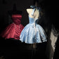 New Homecoming Dress Halter Bead Pearl Rinestone Pleated Back to School Outfits Party Dress D7591