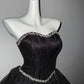 Elegant Homecoming Dress Sweetheart Rinestone Tulle Prom Dress Back to School Outfits Party Dress  D6134