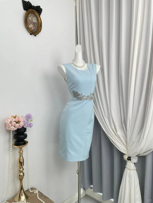 New Homecoming Dress Jewel Sequins Embroidery Back to School Outfits Party Dress D6947