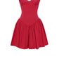 Charming Homecoming Dress Sweetheart Applique Pleated Back to School Outfits Party Dress  D7331