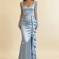 Robe de bal brillante à paillettes et col en cœur, robe de soirée sirène, robe de gala, robe de fête d'anniversaire, D3415