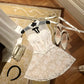 Elegant Homecoming Dress Jewel Lace Dress Back to School Outfits Party Dress  D6400
