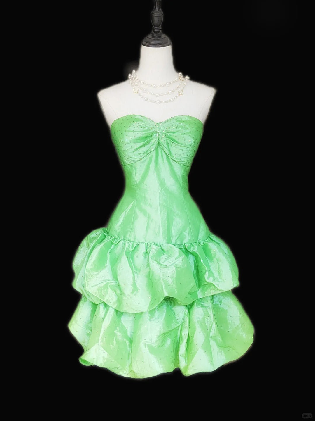 New Homecoming Dress Sweetheart Cascade Beaded Back to School Outfits Party Dress D6894