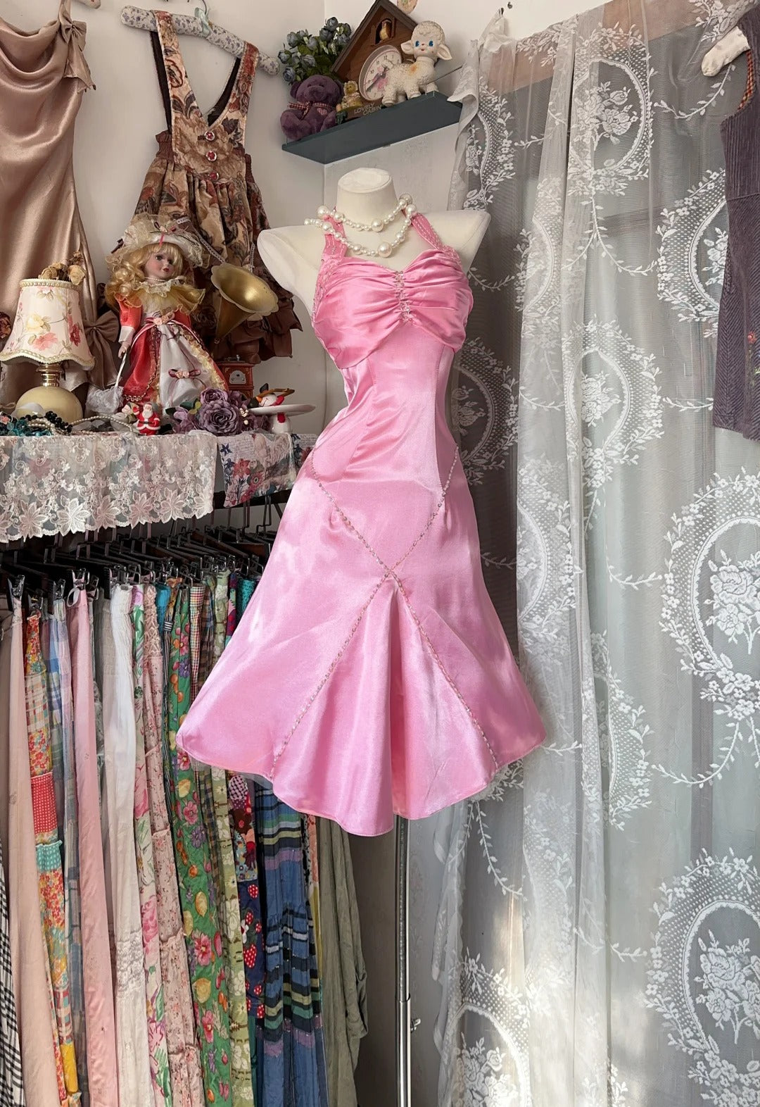 Elegant Homecoming Dress Halter Pleated Rinestone Prom Dress Back to School Outfits Party Dress  D6185