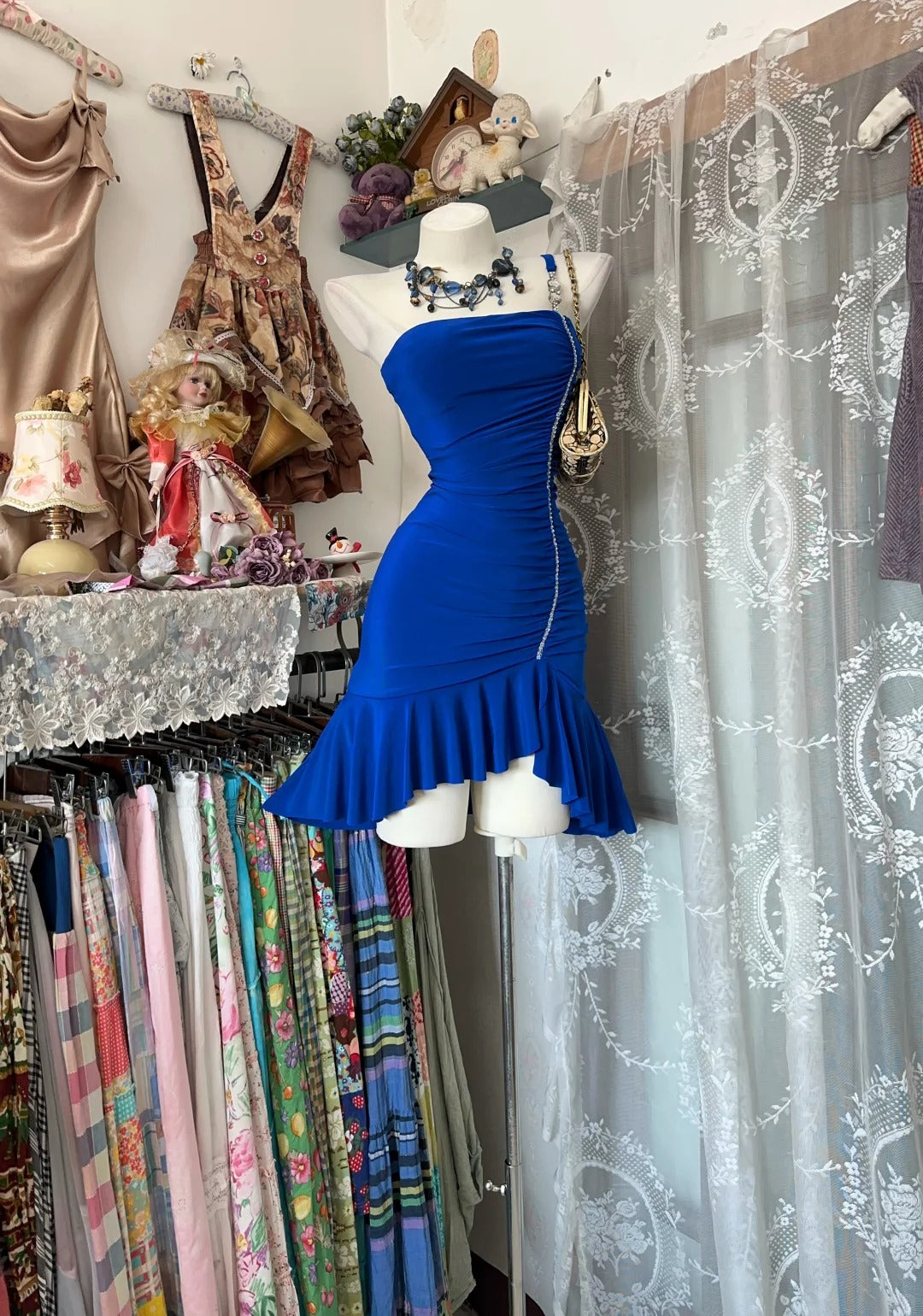 Elegant Homecoming Dress Strapless Pleated Flouncing Prom Dress Back to School Outfits Party Dress  D6177