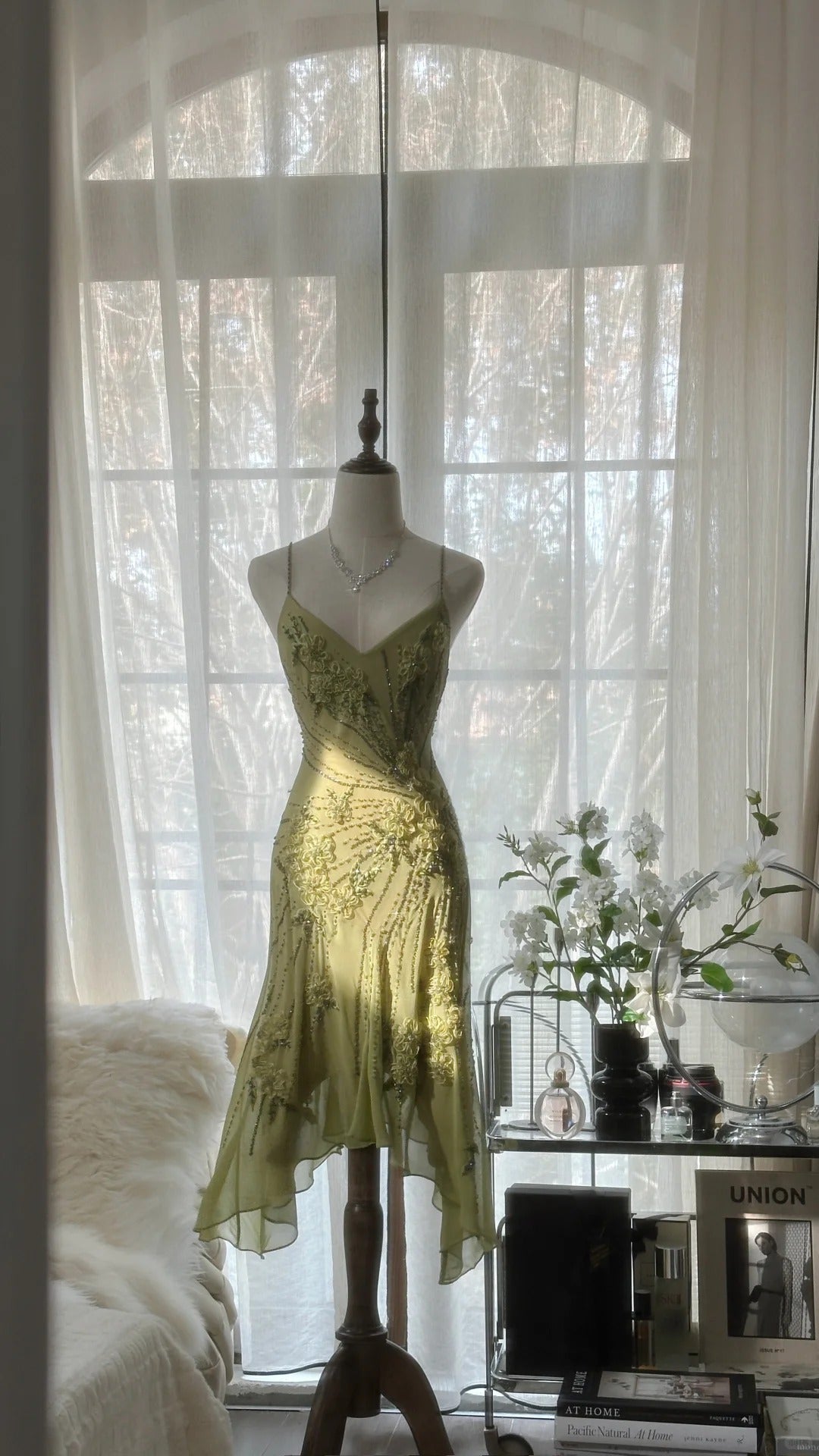 Pretty Homecoming Dress V Neck Beaded Backless Dress Back to School Outfits Party Dress  D6426