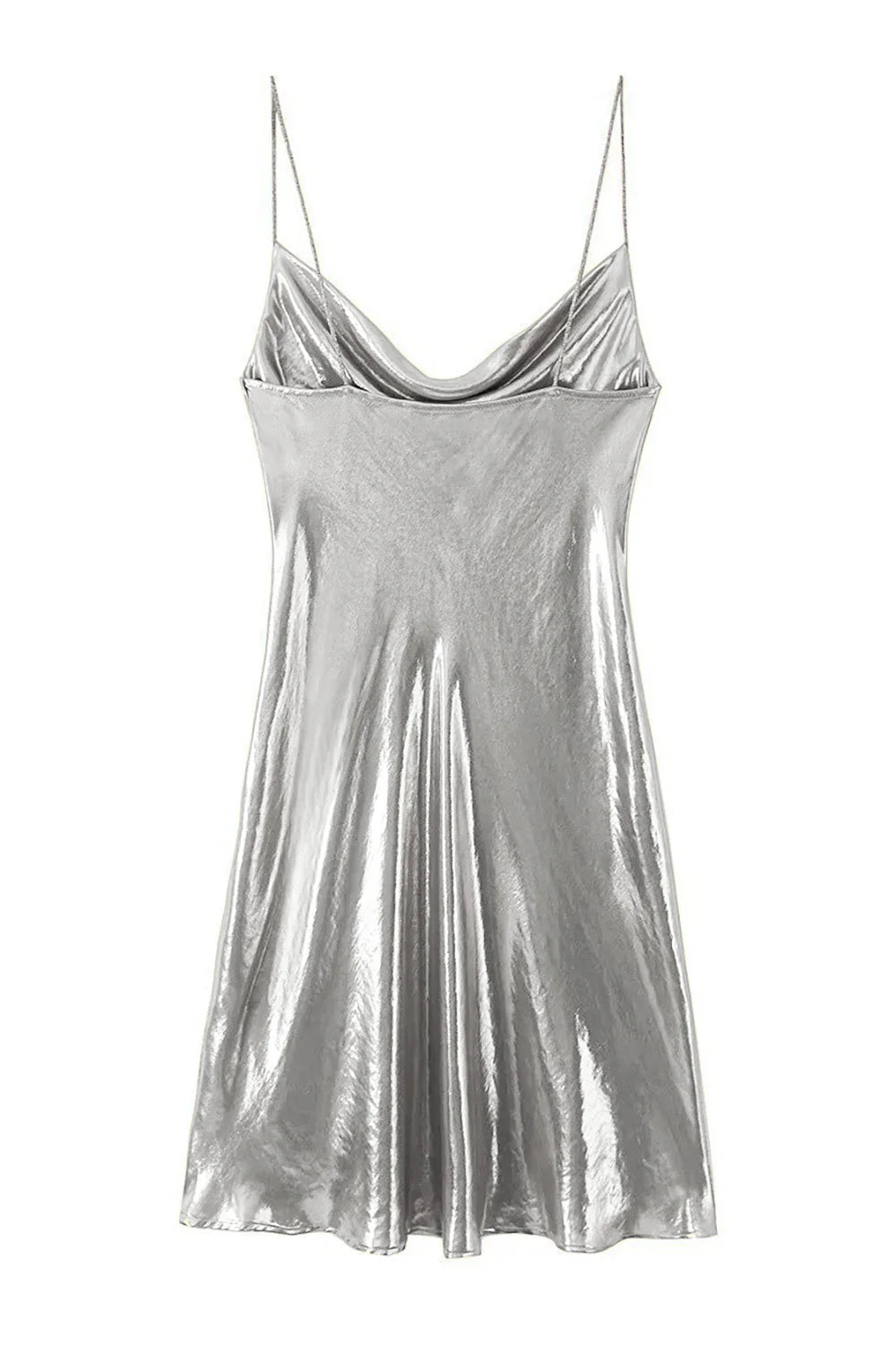 Charming Homecoming Dress Shiny Spaghetti Strap Back to School Outfits Party Dress  D7470