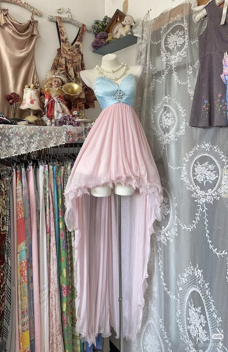 Sweety A Line Sweetheart Neck Pink Chiffon Blue Satin Short Homecoming Dress D7964
