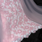 Vintage Pink Applique Bow Design A-Line Prom Dress Evening Dress D1688