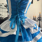New Homecoming Dress Strapless Cascade Back to School Outfits Party Dress D7603