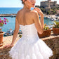 Unique Homecoming Dress Sweetheart Tulle Bowknot Back to School Outfits Party Dress D7826