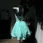 New Homecoming Dress Sweetheart Rinestone Back to School Outfits Party Dress D7578