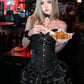 Stunning Homecoming Dress Sweetheart Lace Tulle Cascade Flower Back to School Outfits Party Dress D7939