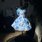 New Homecoming Dress Applique Cascade Sweetheart Back to School Outfits Party Dress D7590