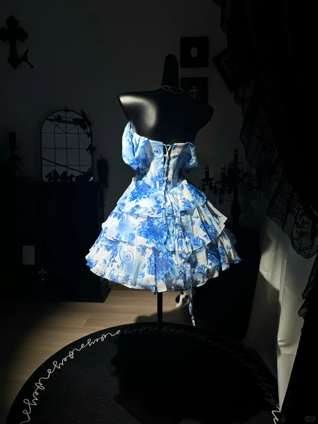 New Homecoming Dress Applique Cascade Sweetheart Back to School Outfits Party Dress D7590