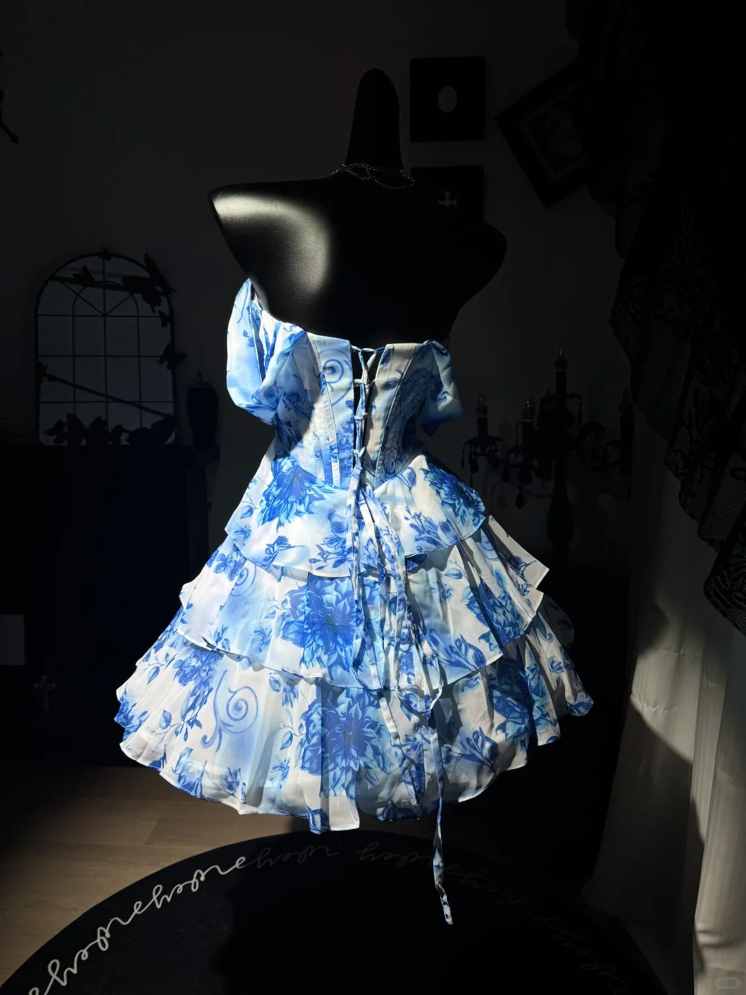 New Homecoming Dress Applique Cascade Sweetheart Back to School Outfits Party Dress D7590