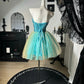 New Homecoming Dress Sweetheart Tulle Beading Back to School Outfits Party Dress Birthday Dress  D7650