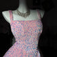 New Homecoming Dress Square Sequins Back to School Outfits Party Dress Birthday Dress D7545
