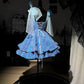New Homecoming Dress V Neck Sequins Cascade Tulle Back to School Outfits Party Dress Birthday Dress D7574
