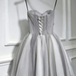 Unique Homecoming Dress Sweetheart Spaghetti Strap Flower Tulle Back to School Outfits Party Dress  D7701