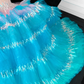 Gorgeous Sparkling Blue Sequin A-Line Elegant Chiffon Evening Dress Prom Dresses Ball Gown D1630