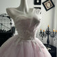 New Homecoming Dress One Shoulder Tulle Applique Ball Gown Back to School Outfits Party Dress Birthday Dress D7546