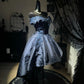 New Homecoming Dress Off the Shoulder Applique Bead Hi-Lo Back to School Outfits Party Dress Birthday Dress D7639