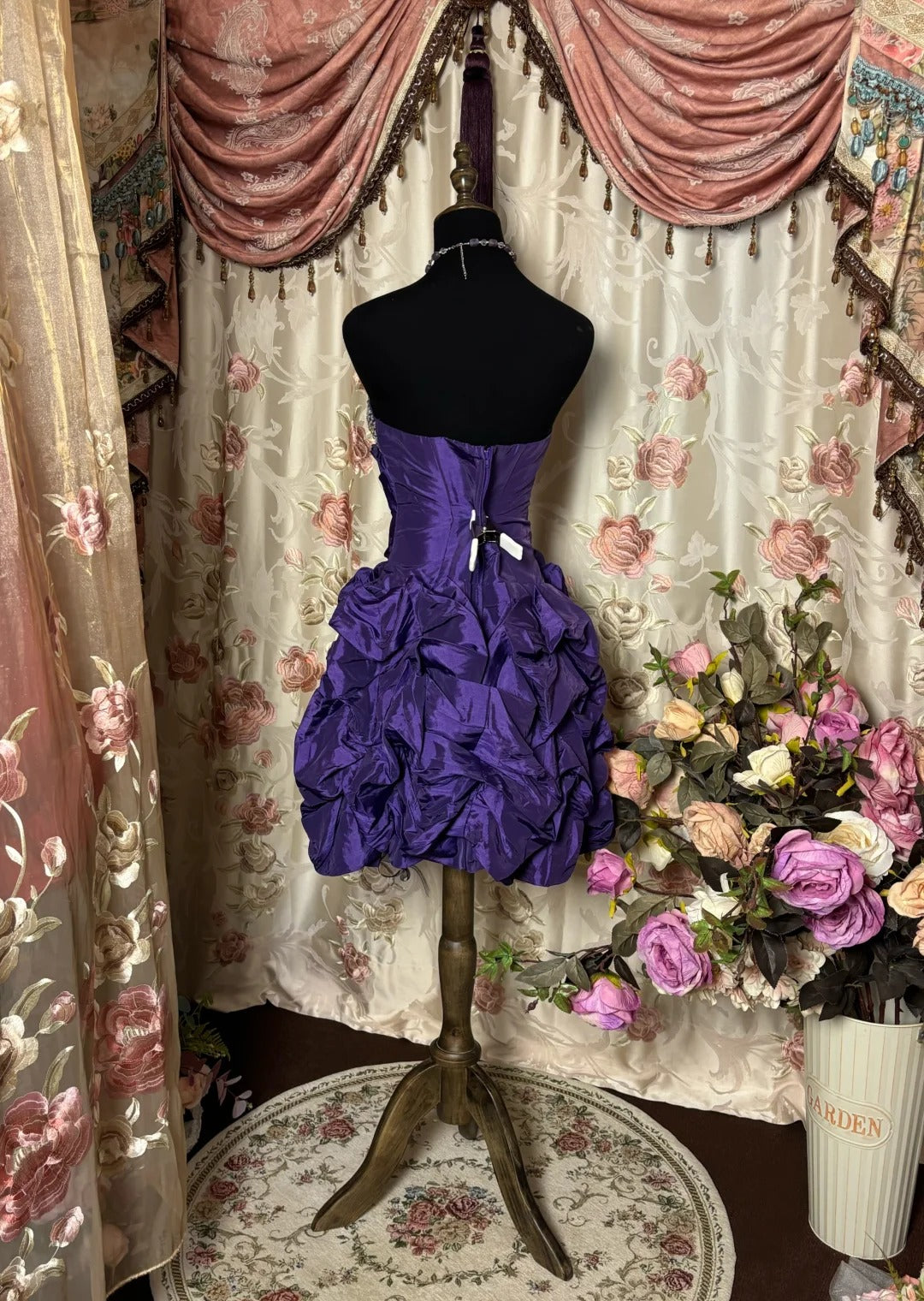Charming Homecoming Dress Sweetheart Fold Cascade Rinestone Prom Dress Back to School Outfits Party Dress  D6143