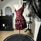 New Homecoming Dress One Shoulder Beaded Flower Pleated Back to School Outfits Party Dress Birthday Dress  D7651
