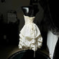 New Homecoming Dress Strapless Cascade Pleated Appplique Back to School Outfits Party Dress Birthday Dress D7577