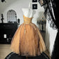 New Homecoming Dress Sweetheart Ball Gown Tulle Bead Back to School Outfits Party Dress Birthday Dress  D7649
