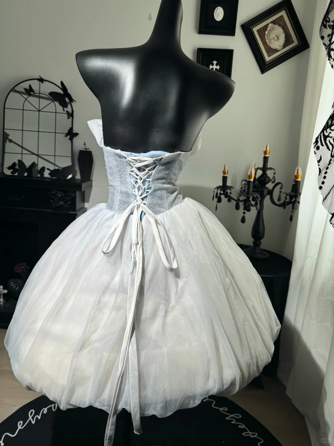 New Homecoming Dress Strapless Tulle Bead Sequins Back to School Outfits Party Dress D7572