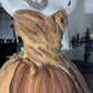 New Homecoming Dress Sweetheart Ball Gown Tulle Bead Back to School Outfits Party Dress Birthday Dress  D7649