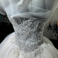 New Homecoming Dress Strapless Tulle Bead Sequins Back to School Outfits Party Dress D7572