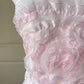New Homecoming Dress Strapless Cascade Back to School Outfits Party Dress  D6473