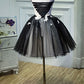 Unique Homecoming Dress Spaghetti Strap V Neck Tulle Applique Back to School Outfits Party Dress  D7705